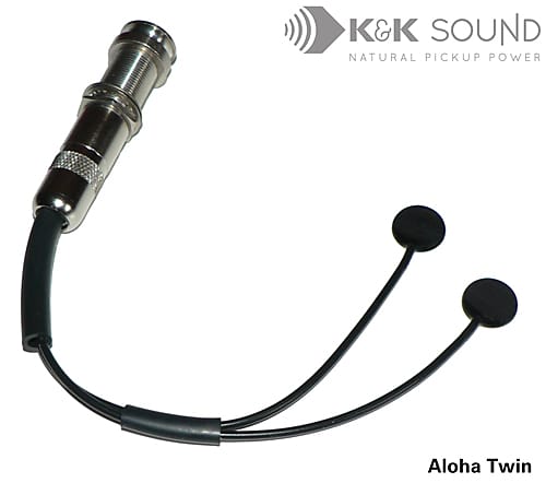 K&K Sound ALOHATWIN Dual-Sensor Passive Pick-up for Ukulele image 1