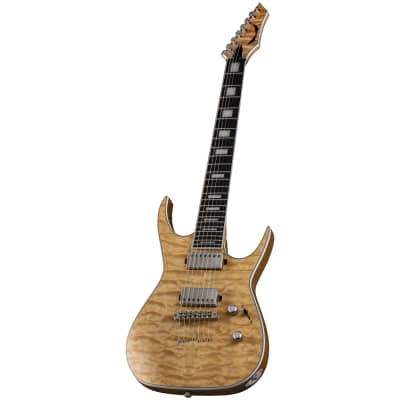 Dean  Exile Select 7 String Quilt Top SN 2020 Quilt Top Satin Natural image 4