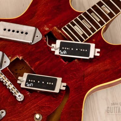 1966 Gibson ES-330 TDC Vintage Hollowbody Guitar Cherry w/ Lollar P-90s, Bigsby & Case image 18
