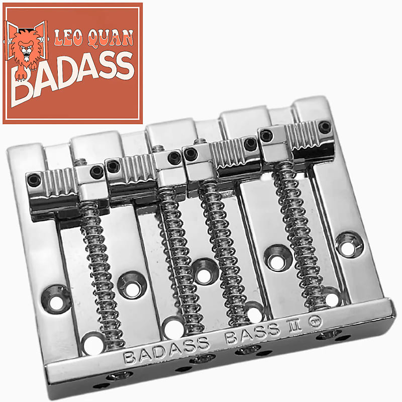 NEW Leo Quan® Badass II ™ Bass Bridge for 4-string Fender P/Jazz Bass® -  CHROME | Reverb