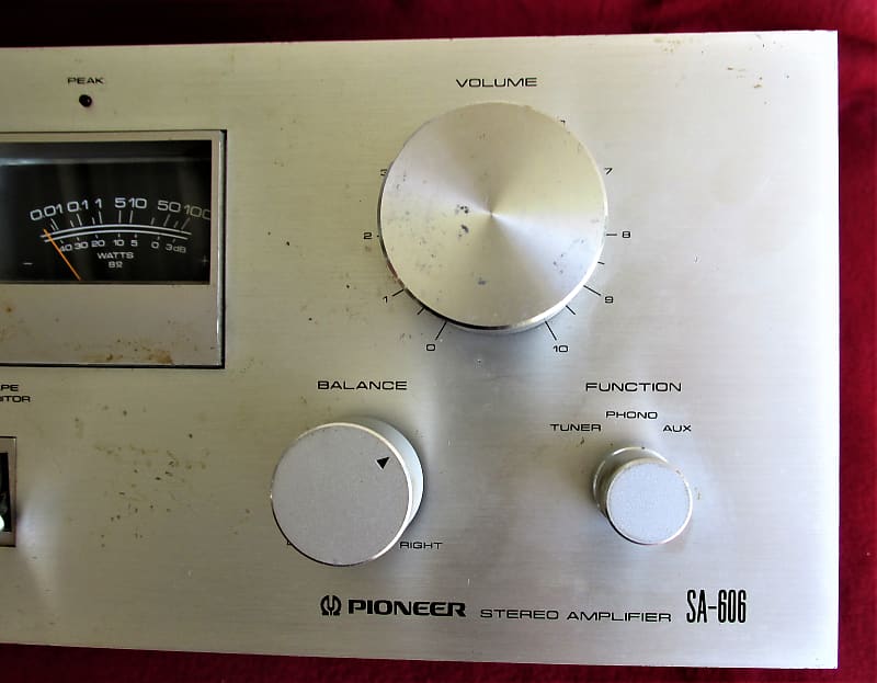 Rare-Pioneer SA-606 Amplifier- 110-240 V-Repair Project-AS IS