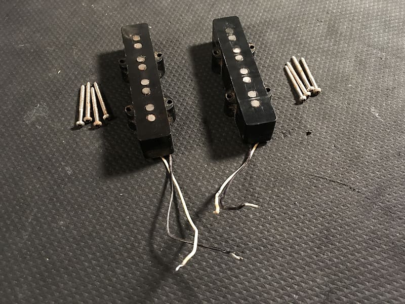 Vintage 1972 Fender Jazz Bass Pickup Set (Neck & Bridge) USA 1971 71 1973  73 72