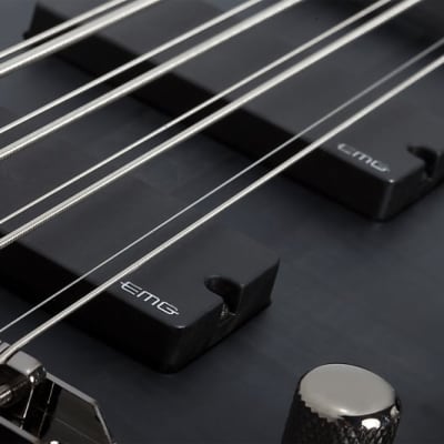Schecter Stiletto Studio-8 Bass, See-Thru Black Satin (STBLS) image 18