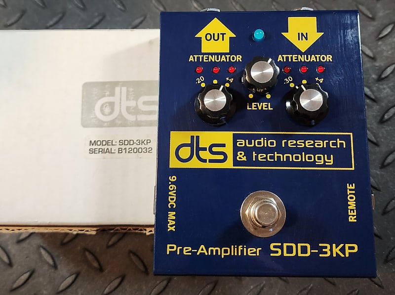 DTS Audio SDD-3KP Pre-Amplifier Korg 3000 Preamp Boost Rare