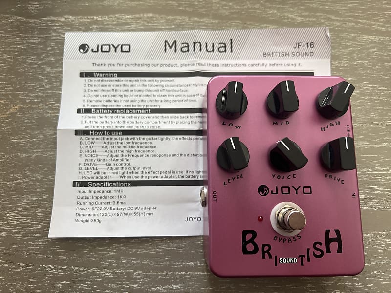 Joyo JF-16 British Sound
