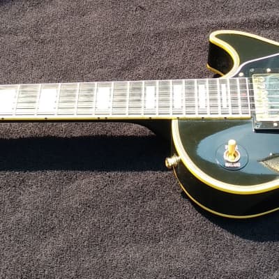2015 Gibson Custom Shop True Historic '57 Les Paul Custom  Black Beauty Reissue image 2