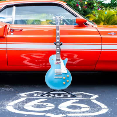 Gibson Custom Shop Historic Les Paul '57 Reissue 2014 - Pelham Blue image 2