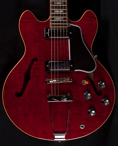 Gibson Custom Shop ES-390 Red Archtop | Reverb