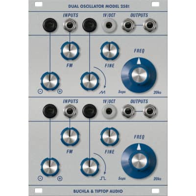 Buchla x Tiptop Audio Model 258t Dual Oscillator Eurorack Module image 1