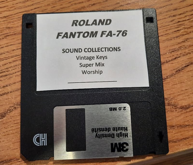Roland Fantom FA76  Three New Sound Collections  Disk! image 1