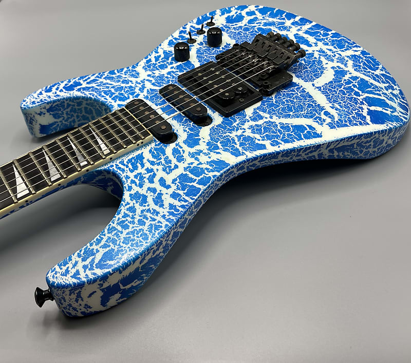 Jackson Blue Crackle Soloist Custom Ontario USA 1988 | Reverb