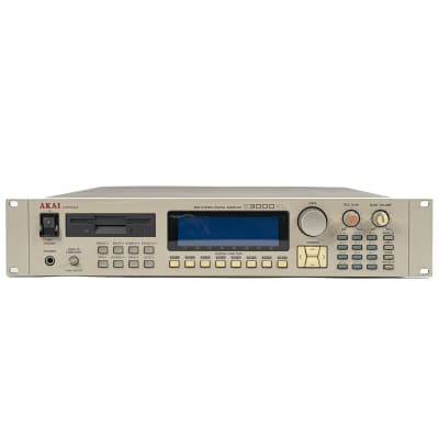 Akai S3000XL MIDI Stereo Digital Sampler Rackmount - OS 2.00 / 16Mwords