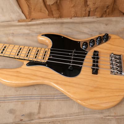 Fender American Elite Jazz Bass V 2015 Natural 5 String image 11