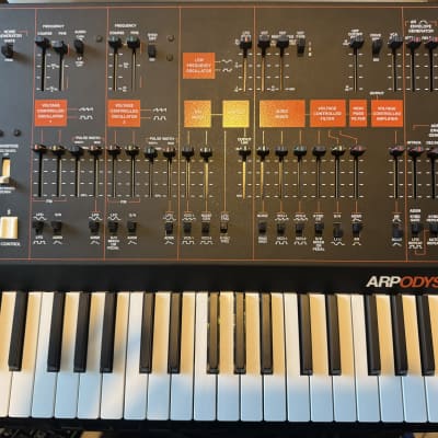 Korg ARP Odyssey Rev3 37-Slim Key Duophonic Analog Synthesizer 2015 - Present - Black/Orange