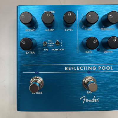 Fender Reflecting Pool Delay / Reverb Digital Guitar Effect Pedal + Original Box image 3