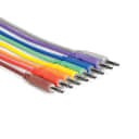 New Hosa Technology CMM-845 Set of 8 Unbalanced Patch Cables 3.5mm TS to Same (1.5')