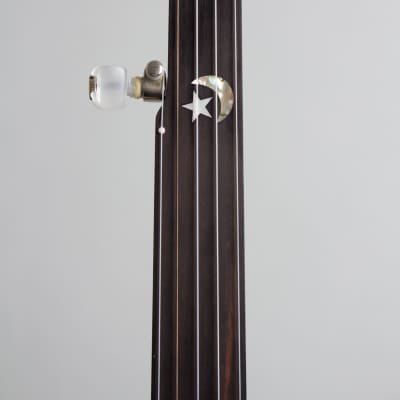 Ome Jubilee Minstrel 5 String Fretless Banjo (2010s), ser. #4791, black gig bag case. image 11