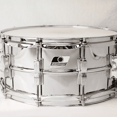 Ludwig LM302 Rocker 6.5x14" 10-Lug Steel Snare Drum