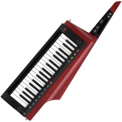 Korg RK100S2 37 Keytar Remote Keyboard Analog Modeling Synth - Red