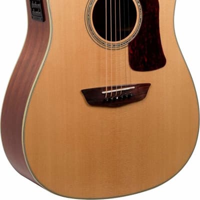Washburn HD100SWCEK Heritage 100 Series Solid Wood Spruce Mahogany Cutaway Acoustic Guitar w/Case image 11