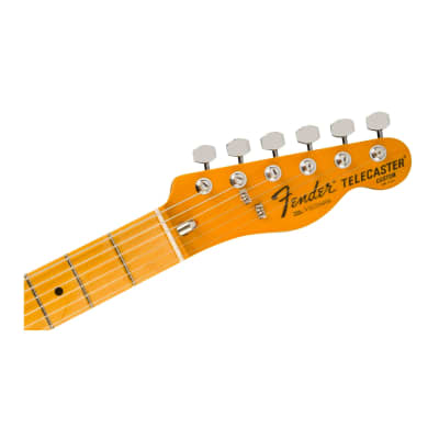 Fender American Vintage II 1977 Telecaster Custom 6-String, Alder Body and Gloss Polyurethane Finish Electric Guitar (Wine, Right-Handed) image 3