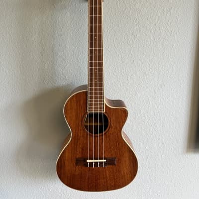 Kala KA-KTGE-C Hawaiian Koa Series Acoustic/Electric Tenor Cutaway