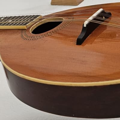 1913 The Gibson A-1 Mandolin Pumpkin Top Vintage Natural Acoustic Guitar image 7