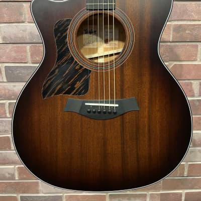 Taylor 324ce Grand Auditorium All Mahogany V-Class Acoustic-Electric Guitar Left-Handed image 1