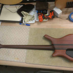 Warwick 4 String Thumb Bass Prototype 1992 Stain image 2