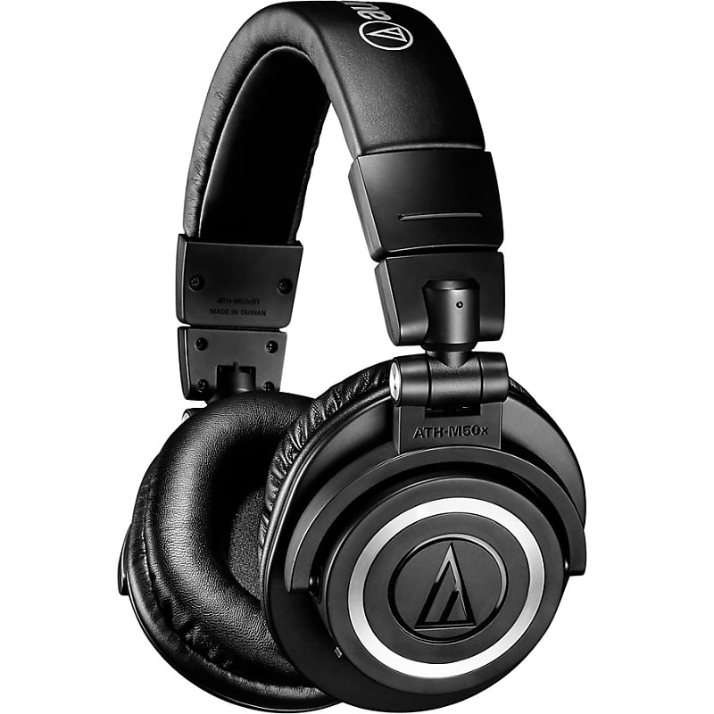 Audio Technica ATH-M50XBT2 Closed-Back Headphones w/Wireless Bluetooth P&amp;B  			