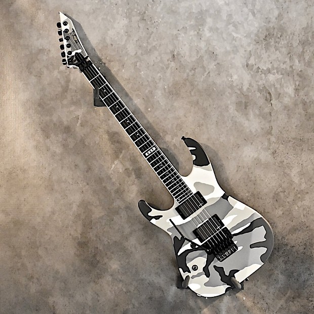 ESP Left Handed E-II M-II NTB 2018 Urban Camo Lefty Guitar