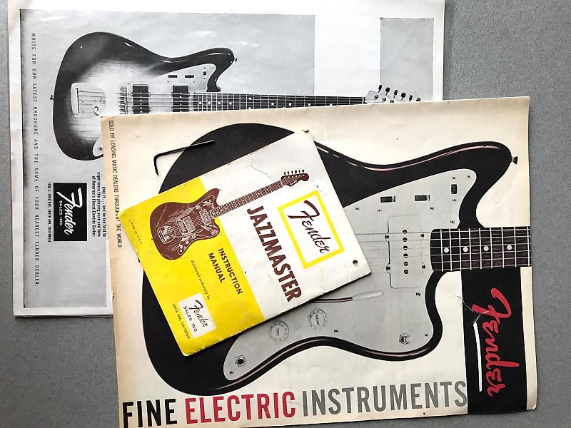 Fender Jazzmaster Original Owner's Manual, Wrench, Catalog, Reverb