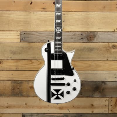 ESP LTD James Hetfield Iron Cross Electric Guitar Snow White w/ Case image 4