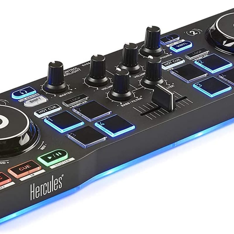 Hercules DJControl Starlight Pocket USB DJ Controller with Serato 