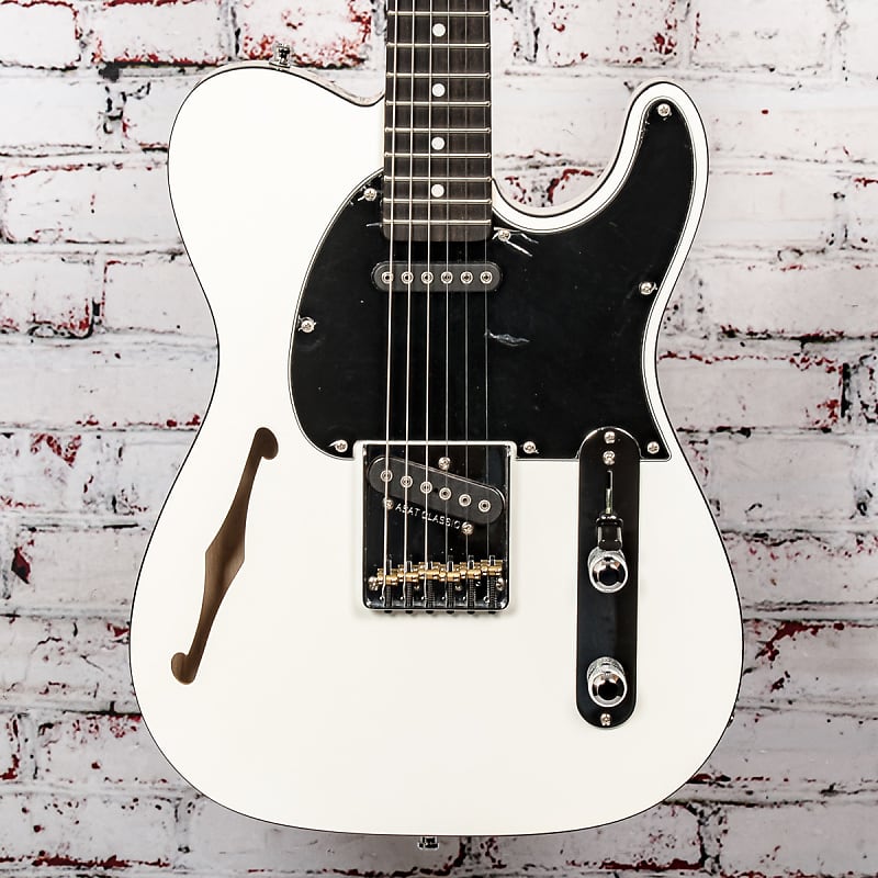 G&L ASAT Classic Cutom Semi-Hollow Electric Guitar, Alpine