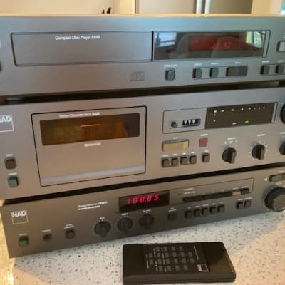 NAD Receiver, CD Player, Cassette Player Mid-80's - Dark Grey image 14