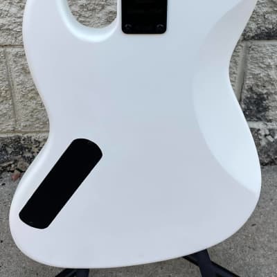 GAMMA Custom Bass Guitar H22-01, Kappa Model, Matte Polar White image 8