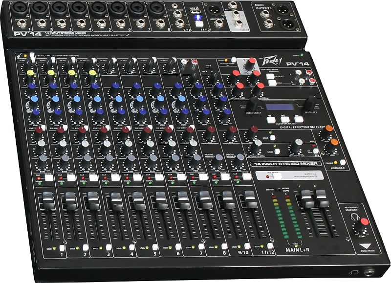 Peavey PV 14 AT Mixer with Auto-Tune and Bluetooth