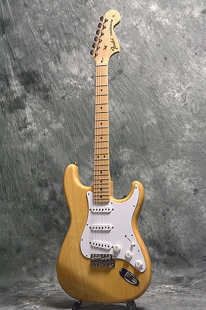 Fender Japan Stratocaster ST71 ASH Natural | Reverb