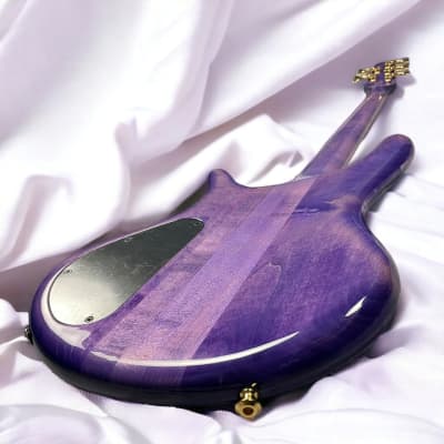 Spector USA NS-5XL, Ultra Violet Gloss w/ Pau Ferro and Haz-Lab Preamp *IN STOCK* image 17
