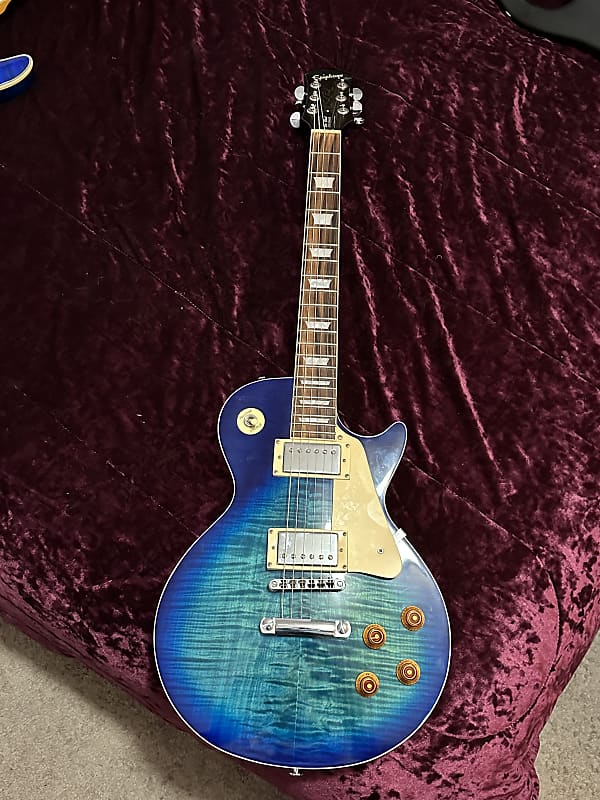 Epiphone Les Paul Standard 1990-2020 - Blueberry Burst | Reverb