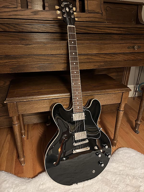 Gibson ES-335 Dot 2020 - Present - Vintage Ebony | Reverb
