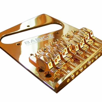 Babicz Full Contact Hardware Tele Bridge Gold | Reverb