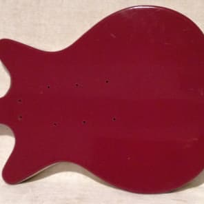 Danelectro DC-3 BODY PROJECT ONLY 1999 Commie Red image 10
