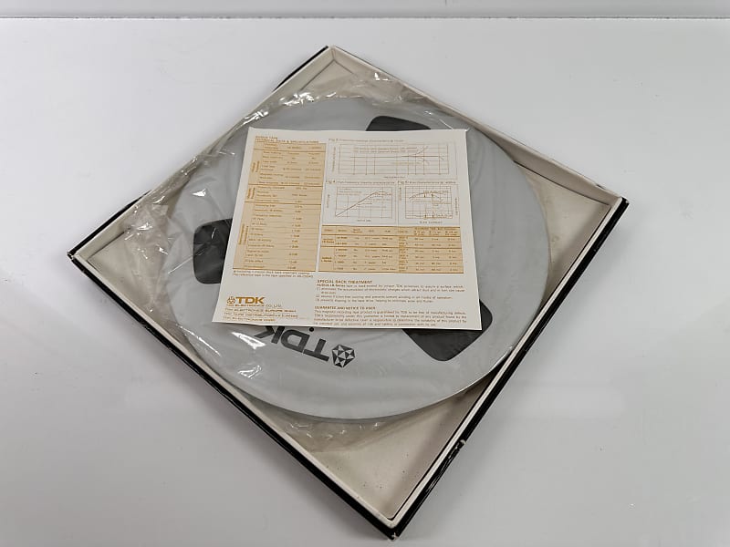 (Unused) TDK Audua L-3600M Reel to Reel Sound Recording 1/4&quot; Tape 10 1/2&quot; Metal NAB Hub  			