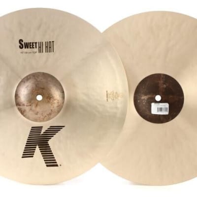 Zildjian K Series 15" Sweet Hi Hat Cymbals/New-Warranty/Model # K0723 image 1