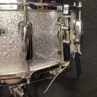 Slingerland - 14x5.5" Hollywood Ace Model Snare Drum, Refinished 1955-1959 - Sparkling Silver Pearl image 5