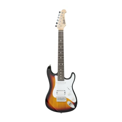 CNZ Audio ST Mini Electric Guitar - Rosewood Fingerboard, Maple Neck, Sunburst image 1