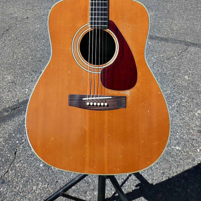 Vintage Yamaha FG-360 Dreadnought Acoustic Guitar with Original Hardshell Case -  PV Music Guitar Shop Inspected / Setup + Tested - Plays / Sounds Great - Very Good Condition image 3