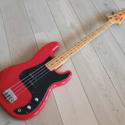 Morris Precision Bass - H.S. Anderson 1981- Red image 2